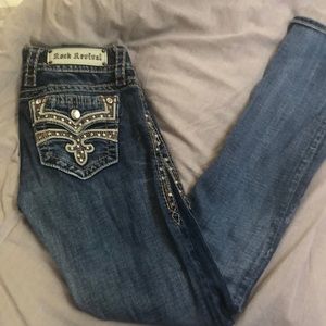 Rock revival straight leg size 27 jeans-inseam 31”